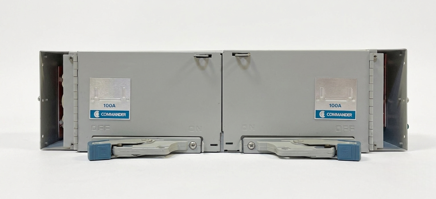 Commander QSF3336 100A/100A 600V Twin Fusible Panel-Mount Switch