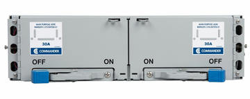 Commander QSF1136 30A/30A 600V Twin Fusible Panel-Mount Switch