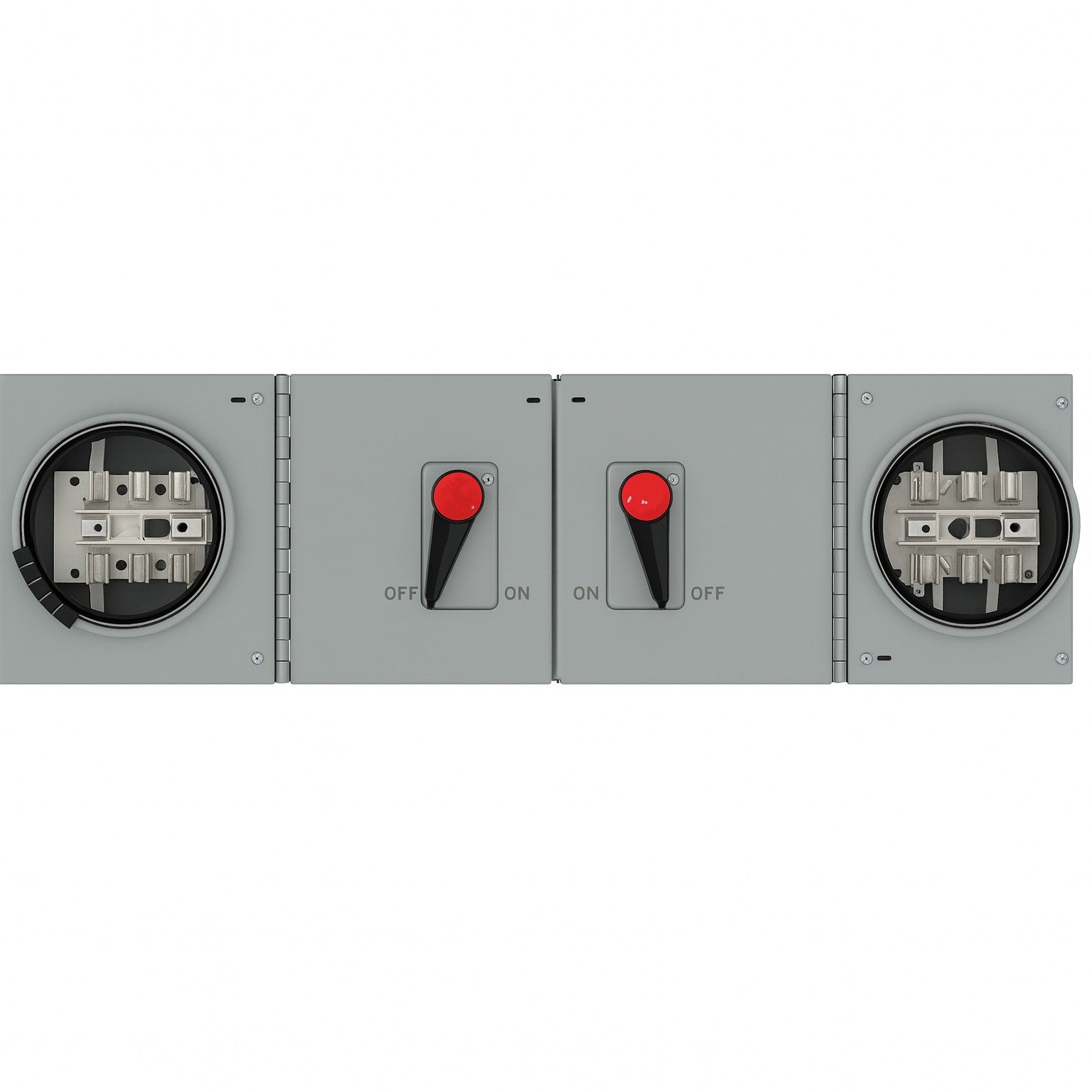 Federal Pioneer MQS Twin Panel-Mount Fusible Switch – 600V