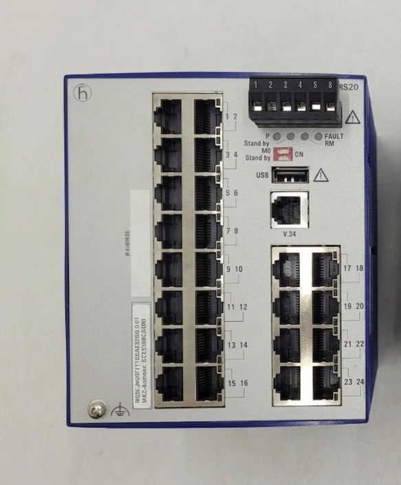 Hirschmann RS20-2400T1T1SDAPEH09.00 24-Port Industrial Ethernet DIN Rail Managed Switch