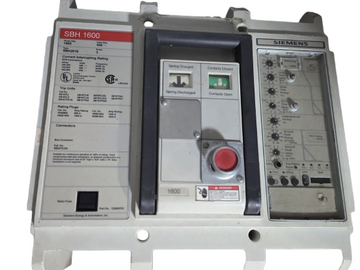 Siemens SBH2016DV 1600A Frame 3-Pole 600V LSIG Drawout Breaker – 24V Operator