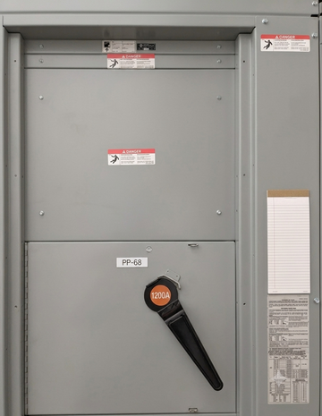 Federal Pioneer QMQB9036 1200A 600V Panel-Mount Fusible Switch