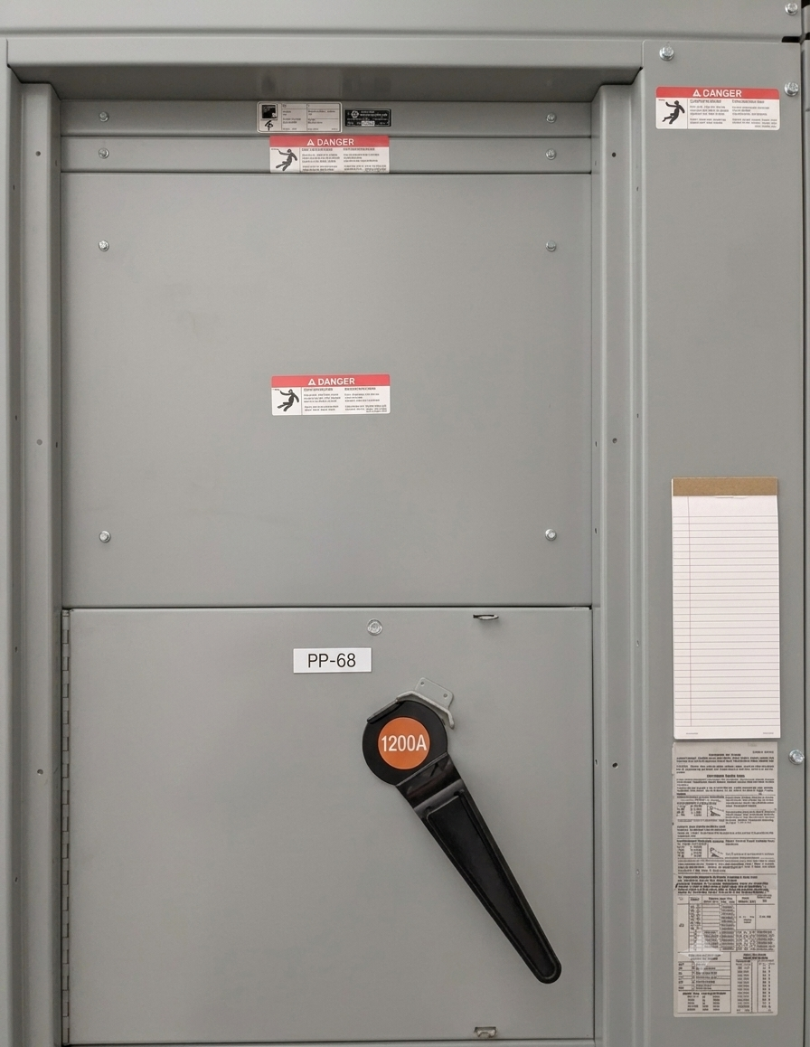 Federal Pioneer QMQB9036 1200A 600V Panel-Mount Fusible Switch